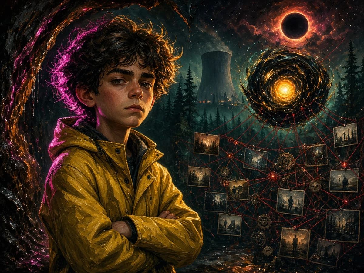 DINDEU illustration — Dark themed automation concept